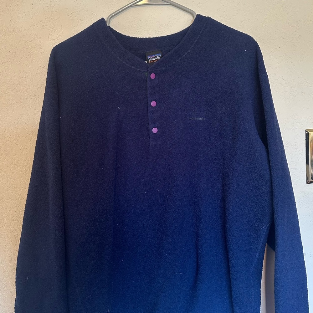 Vintage Patagonia Long-sleeve Quarter Snap shirt Size XL